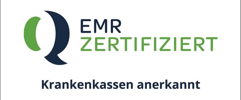 EMR zertifiziert – Krankenkassen anerkannt